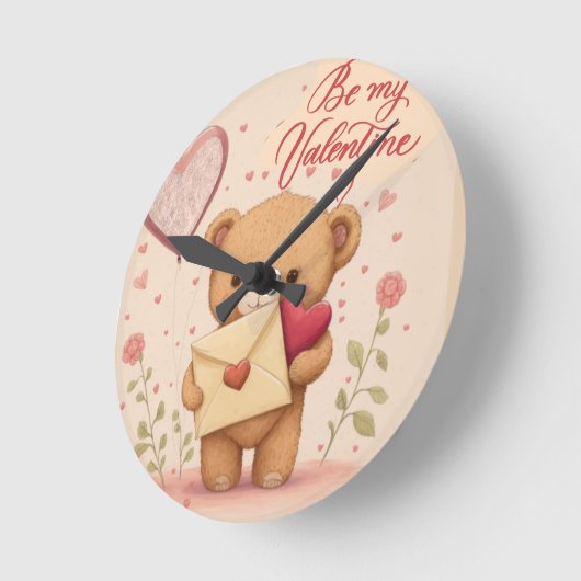 Be my Valentine Ronde Klok (Hoek)