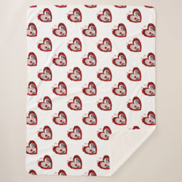 Be My Valentine ❤️ Sherpa Deken