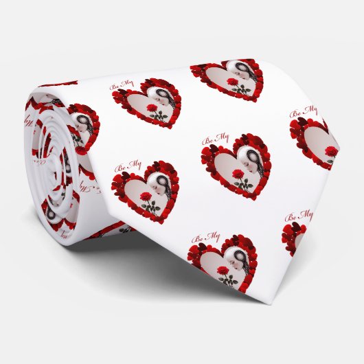 Be My Valentine ❤️ Stropdas (Opgerold)