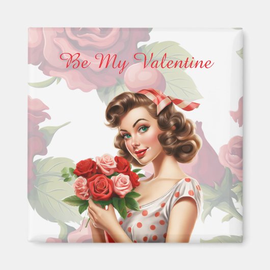 Be My Valentine Sweetheart Magnet  (Voorkant)
