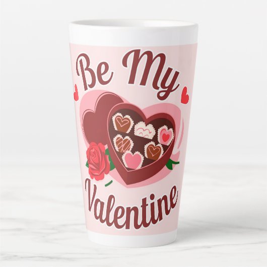 Be my valentine sweets latte mok (Voorkant)