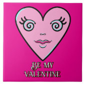 Be My Valentine Tegeltje (Voorkant)