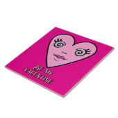 Be My Valentine Tegeltje (Zijkant)