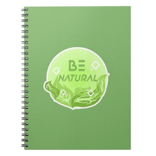 Be Natural Notitieboek (Voorkant)