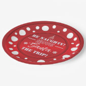 Be Naughty Christmas design Bord (Gekanteld)