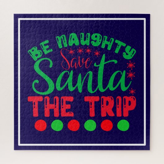 Be Naughty Save Santa De reis-81634 Legpuzzel (Verticaal)