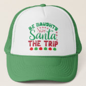 Be Naughty Save Santa De reis-81634 Trucker Pet (Voorkant)