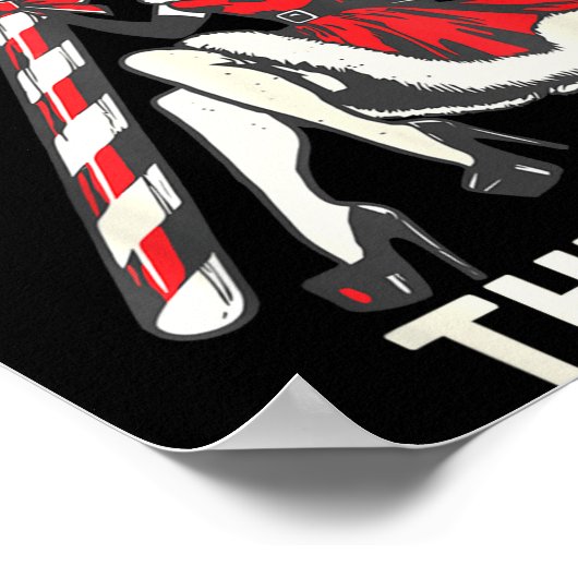 Be Naughty Save Santa The Trip Funny Christmas  Poster (Hoek)