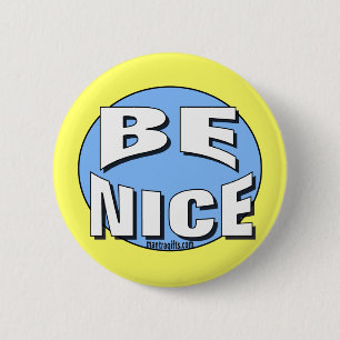 BE NICE-BUTTON RONDE BUTTON 5,7 CM