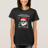 Be Nice To The Assistant Principal Santa Is Watchi T-shirt (Voorkant)