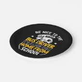 Be Nice To The Bus Driver Papieren Bordje (Gekanteld)