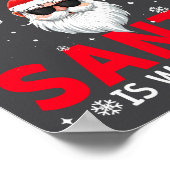 Be Nice To The Physician Istant Santa Is Watching  Poster (Hoek)