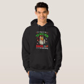 Be Nice To The Teacher Santa Is Watching Christma Hoodie (Voorkant volledig)