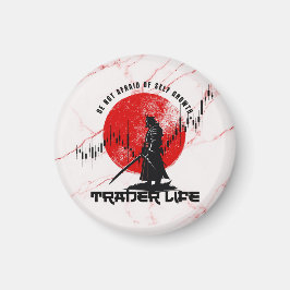 Be not afraid | Motivation | Samurai N Marble Magneet