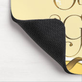 BE ONZE GAST Geel Goud Rode Rozen Muismat (Hoek)