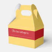 BE ONZE GAST Red Rose Verjaardagsfeestje Favor Box Bedankdoosjes (Achterkant)