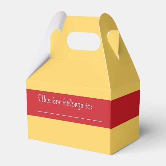 BE ONZE GAST Red Rose Verjaardagsfeestje Favor Box Bedankdoosjes (Achterkant)