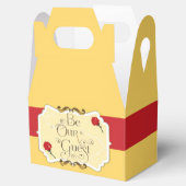 BE ONZE GAST Red Rose Verjaardagsfeestje Favor Box Bedankdoosjes (Geopend)