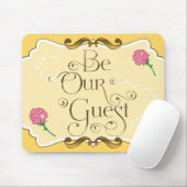 BE ONZE GEFONDE Goudroze roze Muismat (Met muis)