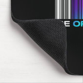 Be Original – Holographic Barcode-Inspired Muismat (Hoek)