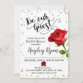 Be Our Guest Bruidsfeest Uitnodiging (Voorkant)