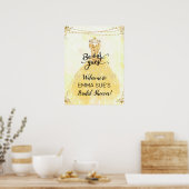 Be our Guest Princess Bruiloft Feest Welkomstbord Poster (Keuken)