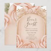 Be Our Guest Princess Girls Fourth Birthday  Kaart (Voorkant / Achterkant)