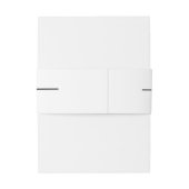 "Be Our Guest" Uitnodiging Belly Bands Uitnodigingen Wikkel (Achterkant Voorbeeld)