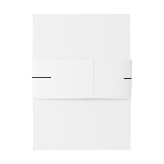 "Be Our Guest" Uitnodiging Belly Bands Uitnodigingen Wikkel (Achterkant Voorbeeld)