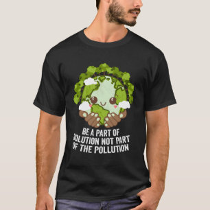 BE P van oplossing niet P van de ecologie van de v T-shirt