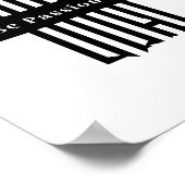 Be Passionate Typografie Poster (Hoek)