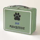 Be Pawsitive Lunch Box – Cute & Uplifting (Voorkant)