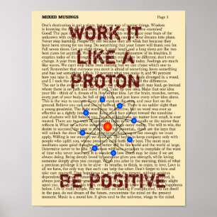 BE POSITIEF — Art print