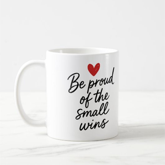 Be proud of the small wins - Mug Koffiemok (Links)