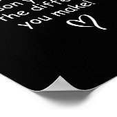 Be Proud Of Your Work Sitive Quote Gift Poster (Hoek)