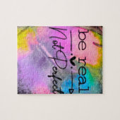 Be Real Not Perfect Legpuzzel (Horizontaal)