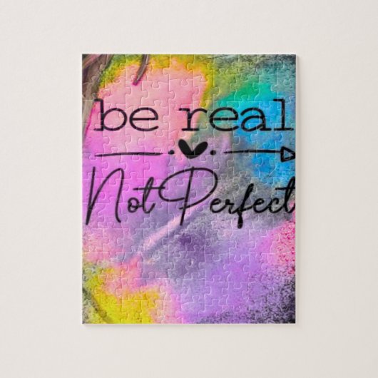 Be Real Not Perfect Legpuzzel (Verticaal)