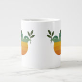 Be Retro Rainbow Peace Dove Jumbo Mug Grote Koffiekop (Voorkant)