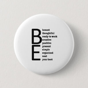 BE... RONDE BUTTON 5,7 CM