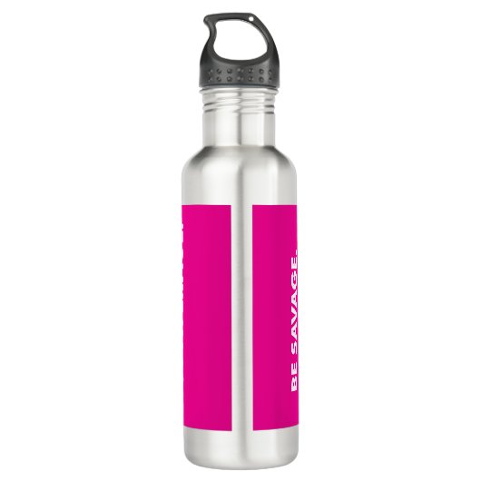 Be Savage Not Average Exercise Waterfles (Achterkant)