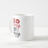 Be Savage Not Average Koffiemok (Voorkant links)