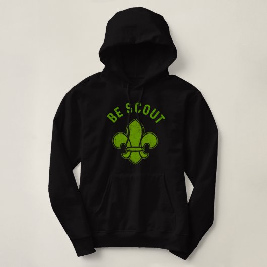 Be Scout ontwerp voor scouting liefhebbers Hoodie (Design voorkant)