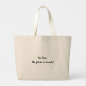 "Be Seen" Women's History Capsule Collectie Grote Tote Bag (Achterkant)