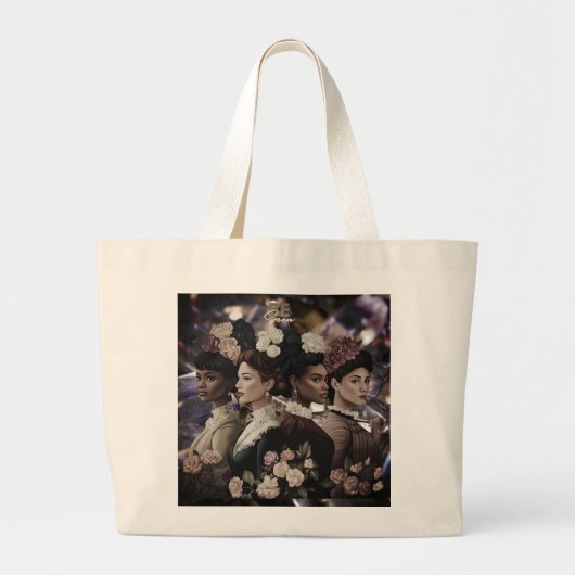 "Be Seen" Women's History Capsule Collectie Grote Tote Bag (Voorkant)