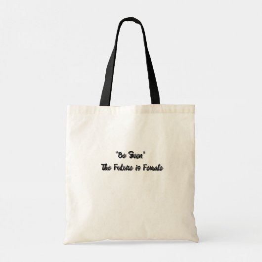 "Be Seen" Women's History Month Capsule Collectie Tote Bag (Achterkant)