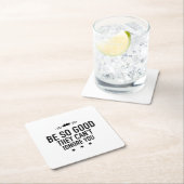 Be so good black kartonnen onderzetters (Insitu)
