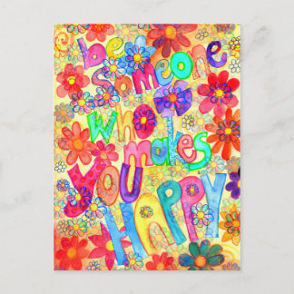 be someone who makes you happy briefkaart