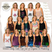 BE STERK Moderne White Women Tanktop