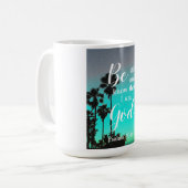 Be Still And Know | Modern Florida Christian Gift Koffiemok (Voorkant links)