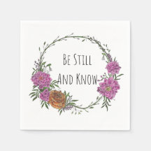 Be Still and Know Napkins